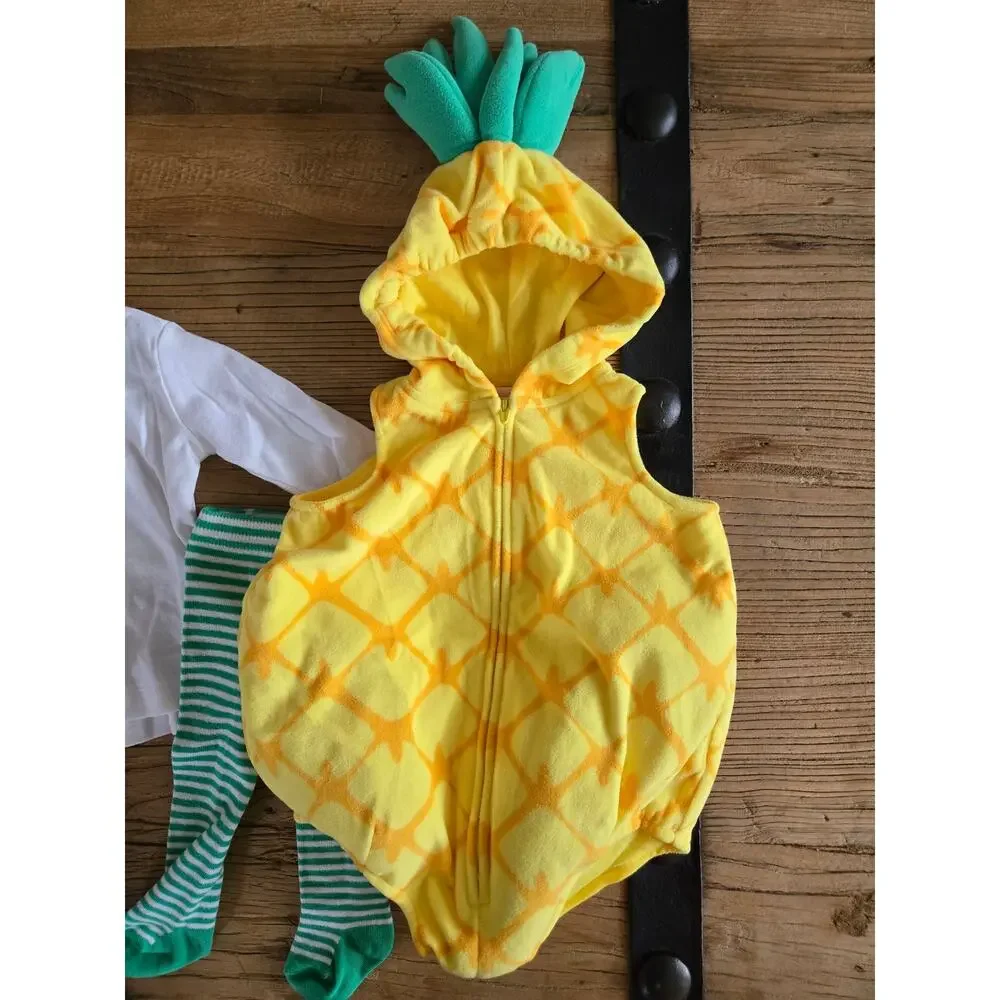 Carter's Cozy Pineapple Halloween Costume sz 3-6M New